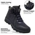 thumbnail image 3 of COM STAR Men Hiking Boots Breathable Outdoors Mid Ankle Walking Shoes Lightweight Mountaineering Shoes  for Trekking, Camping, 3 of 12