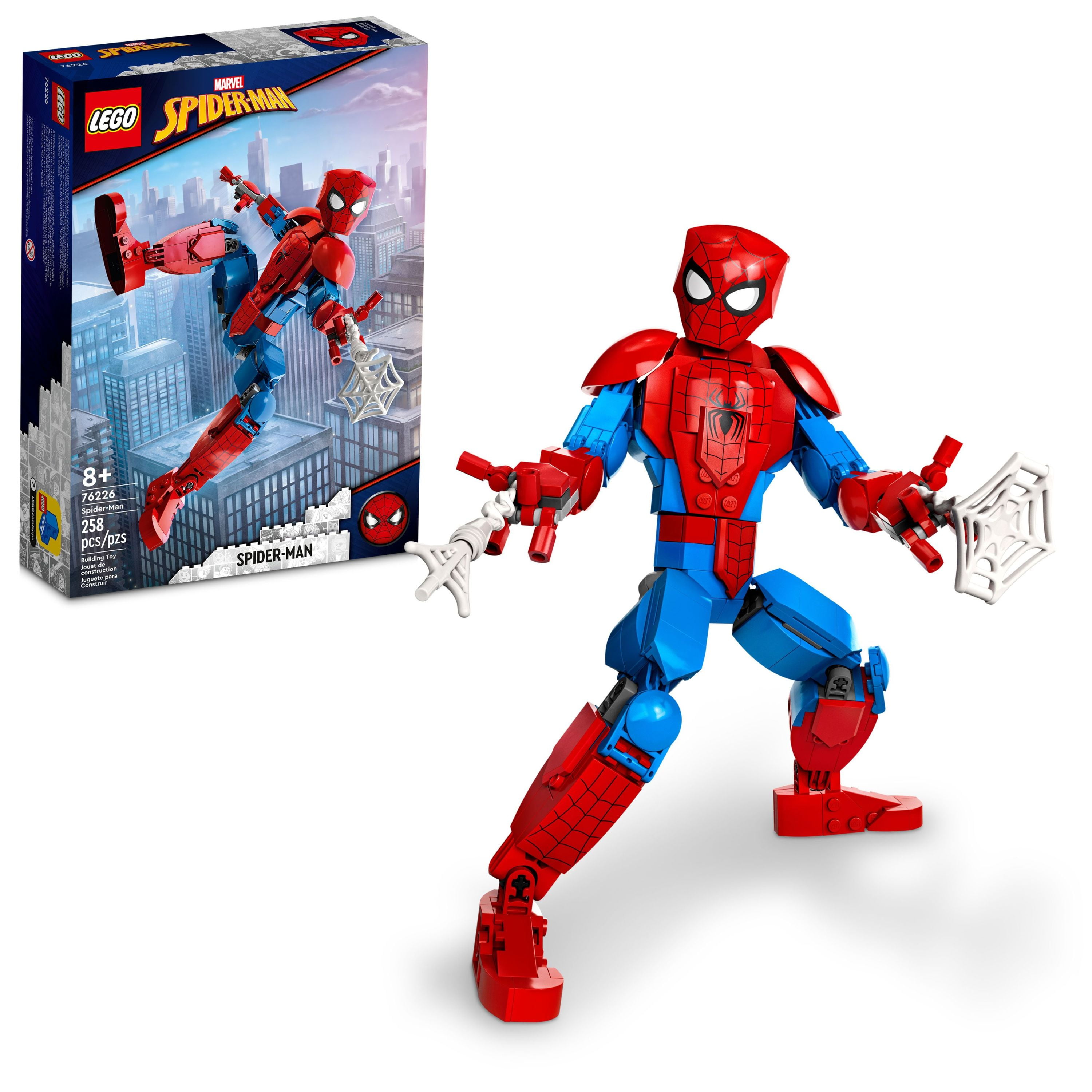 LEGO Marvel Spider-Man Figure, Fully Articulated Action Toy, 76226