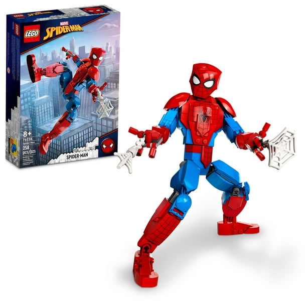 LEGO Marvel Spider-Man Figure, Fully Articulated Action Toy, 76226 Super  Hero Movie Set with Web Elements, Collectible Model, Toys for Boys and  Girls 