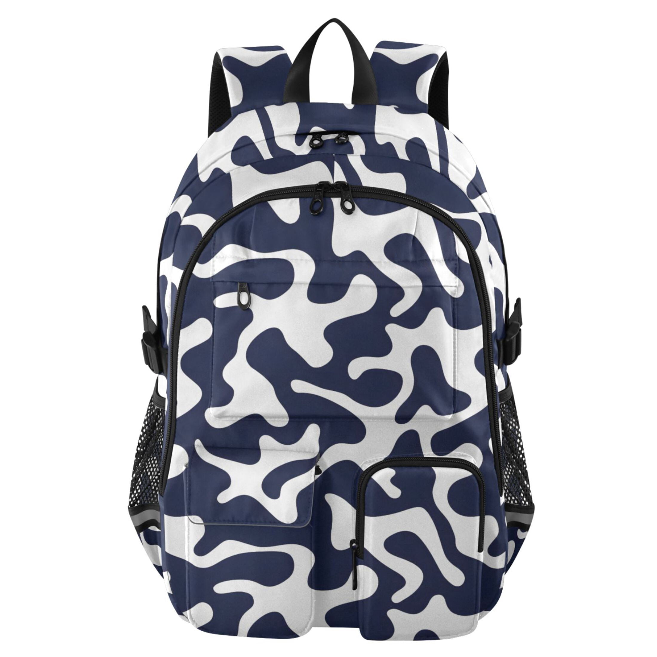 ALAZA Cows Wavy Print Student Backpack School Bookbag Large Laptop Daypack Travel Bag