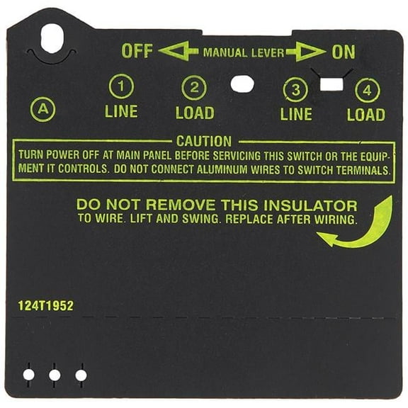 Inter 124T1952 Insulator for T100 Series