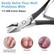 thumbnail image 5 of Removedor de cutículas - Herramientas de manicura con pasadores para cutículas de acero inoxidable, negro, 5 of 5