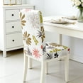 thumbnail image 6 of Stretch Fit Dining Chair Covers Set with Elastic Band - Washable Slipcovers for Kitchen and Restaurant Seats - Decorative Fabric Protectors for Home Decor, 6 of 6