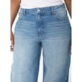 thumbnail image 4 of Celebrity Pink Women's and Women's Plus Baggy Wide Leg Jeans, Available in Regular, Short, Long Inseams, Sizes 1-24W, 4 of 5