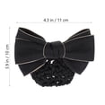 thumbnail image 4 of 2 Pcs Femmes Coiffe Professionnelle Snoods Filet à Cheveux avec Nœud Snoods pour Filles, 4 of 8