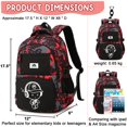 thumbnail image 2 of Mochila infantil Bluboon Boys Camo School Daypack 45 x 30 x 17 cm, 2 of 9