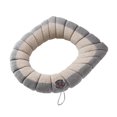 thumbnail image 2 of Birdeem Soft Elastic Toilet Seat Cover,Warm and Thickened Toilet Cushion with Removable Handle,Universal Fit for All Toilet Types Including Round and Elongated,Easy Installation & Machine Washable, 2 of 9