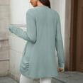 thumbnail image 7 of Erwazi Cardigan Sweaters for Women Fall Trendy Open Front Lightweight Cardigans with Pockets, 7 of 7