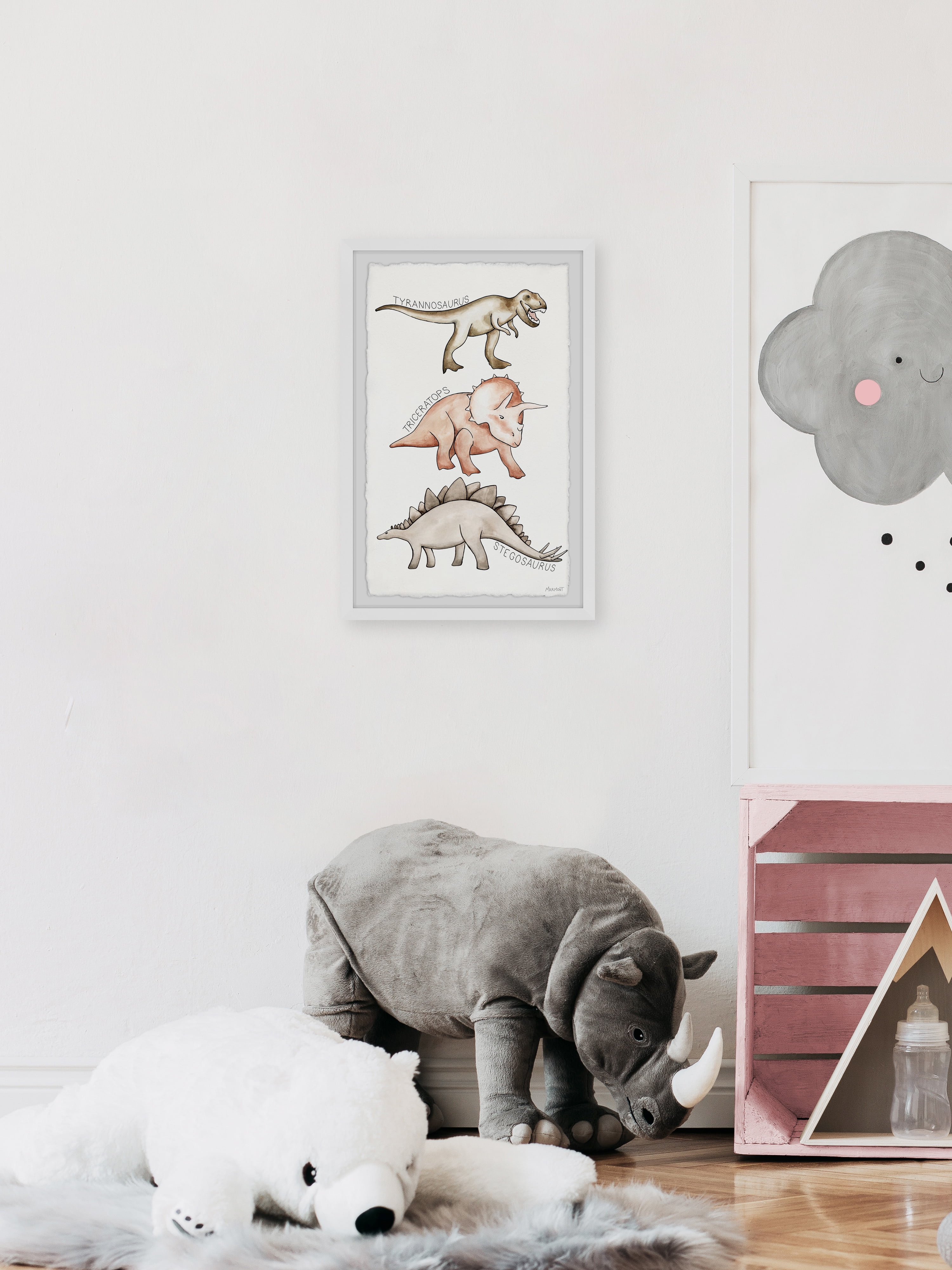 Marmont Hill Prehistoric World Framed Wall Art