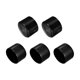 thumbnail image 1 of Uxcell 5Pcs Tapones de goma 2 5/16" (59mm) ID Cubierta de tapa de tubo redondo de vinilo color negro, 1 of 5
