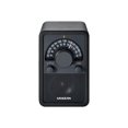 thumbnail image 2 of Sangean WR-15BK AM/FM Table Top Wooden Radio, Black Leatherette, 2 of 2