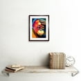 thumbnail image 2 of Orangutan Illustration Colourful Art Print Framed Poster Wall Decor 9x7 inch, 2 of 5