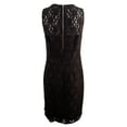 thumbnail image 2 of Women's Floral Lace Shift Dress Blk 14, 2 of 4