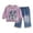 A10 Light Purple, variant on YEPGAR Infant Girls Suits Long Sleeve Printed Top Casual Pants Matching Outfit Autumn Cute Style Toddler Daily Sweatsuit (Pink, 4-5 Years)