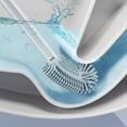 thumbnail image 6 of Durablity Silicone Toilet Cleanup Brush, Flexible Bendable Design Soft Bristles for Bowl Scrub, Bathroom Essentials, 6 of 9