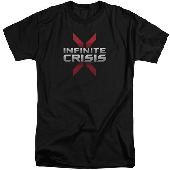 Infinite Crisis Logo S/S Adult Tall Black