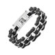 thumbnail image 4 of Pulsera de cadena de motocicleta para bicicleta de motociclista, brazalete de acero de titanio estilo punk rock, 4 of 4