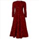 thumbnail image 4 of Vestido de Fiesta con Lentejuelas, Larga, Corte A, Acampanado, con Brillo y Brillo para Mujer, Talla Grande Rojo XL, 4 of 8