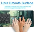thumbnail image 4 of Japanese Green Forest Gaming Mouse Pad Anime Tree Woodland Desk Mat XL Large, Cute Aesthetics Women Office Desk Decor Laptop Computer Keyboard and Mouse Mat with Stitched Edges Matt 31.5''''x11.8'''', 4 of 6