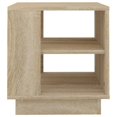 thumbnail image 3 of vidaXL Coffee Table Sonoma Oak 40x40x43 cm Engineered Wood, 3 of 4