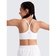thumbnail image 2 of Top Deportivo para Niñas CRZ YOGA Butterluxe con Tirantes Finos Blanco Talle S, 2 of 4
