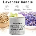 thumbnail image 3 of PYAN-Friendship Candle Gifts - Thank You Gift for Women, Mom, Teacher, Sister - Best Friend BFF Birthday Gifts Inspirational Lavender Candle Jar 6 Oz, 3 of 3