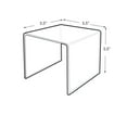 thumbnail image 2 of Clear Acrylic Riser Pedestal Display 5.5"W x 5.5"D x 5.5"H, 4-Pack, 2 of 4