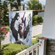 thumbnail image 5 of Bandera de jardín de temporada de Spider-Man, bandera de doble cara, bandera navideña para decoración navideña al aire libre., 5 of 8