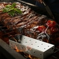 thumbnail image 3 of Stainless Steel Outdoor Barbecue Fruit Wood Box BBQ Package Charcoal Box, 3 of 7