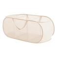 thumbnail image 4 of Cesta de ropa sucia plegable, Cesta de ropa sucia plegable, Cesta de ropa sucia plegable portátil, para baño Dormitorio Juguetes Calcetines Bufanda 3 Rejillas Beige Macarena Cesto de la ropa, 4 of 8