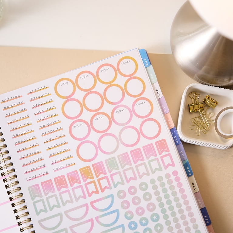 Organized by Happy Planner Monthly Weekly Big Planner (8.5