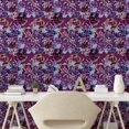 thumbnail image 2 of Ambesonne Cactus Flowers Peel & Stick Wallpaper for Home, Modern Desert Floral, 13"x100", Dark Magenta Ceil Blue, 2 of 5