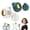 2 Pcs, variant on 360° Rotatable Portable Mini Clip-on Fan, 3-Speed Suspended Whirlwind Cooler for Outdoor Travel Office Accessories