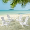 thumbnail image 3 of ACEGOSES 2 Peaks Outdoor HIPS Adirondack Chairs Weather Resistant for Patio Garden, Backyard, Patio and Indoors,White, 3 of 9