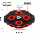 thumbnail image 3 of Pets First NFL Kansas City Chiefs Football Treat Dispensing Toy for Dogs and Cats, Rubber Ball Toy, 3 of 7