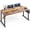 Rustic Brown, variant on Romorgniz 32 Inch Computer Desk with LED Lights for Small Spaces, Home Office Desk with Storage Bag, Headphone Hook, Black