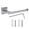 thumbnail image 1 of Wall Mounted Rack Toilet Roll Paper Holder Bathroom Tissue Storage Shelf, 1 of 5