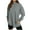 Gray, variant on Autumn Clothing Women's Fashion Hoodies & Sweatshirts Lightweight Women's Shirts Long Sleeve Tops Women's Blouses