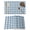 Blue, variant on Vintage Blue Check Placemats Set of 2 Buffalo Plaid Farmhouse Country Stripe Place Mats Indoor Wipeable Table Mats Washable Cloth Dining Table Placemats for Kitchen Holiday Party Decor 13x19 Inch