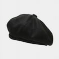 thumbnail image 5 of CoCopeanut Topi Baret Musim Dingin untuk Wanita Baret Warna Solid Beanies Wanita Mode Gadis Musim Gugur Hangat Gorros Topi Wanita Gadis Artis Perancis, 5 of 6