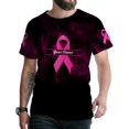 thumbnail image 4 of Custom Breast Cancer Awareness 3D Shirts for Men Pink Ribbon Awareness T-Shirt Survivor Pride Shirt Breast Cancer Shirt S-5XL (5XL), 4 of 6