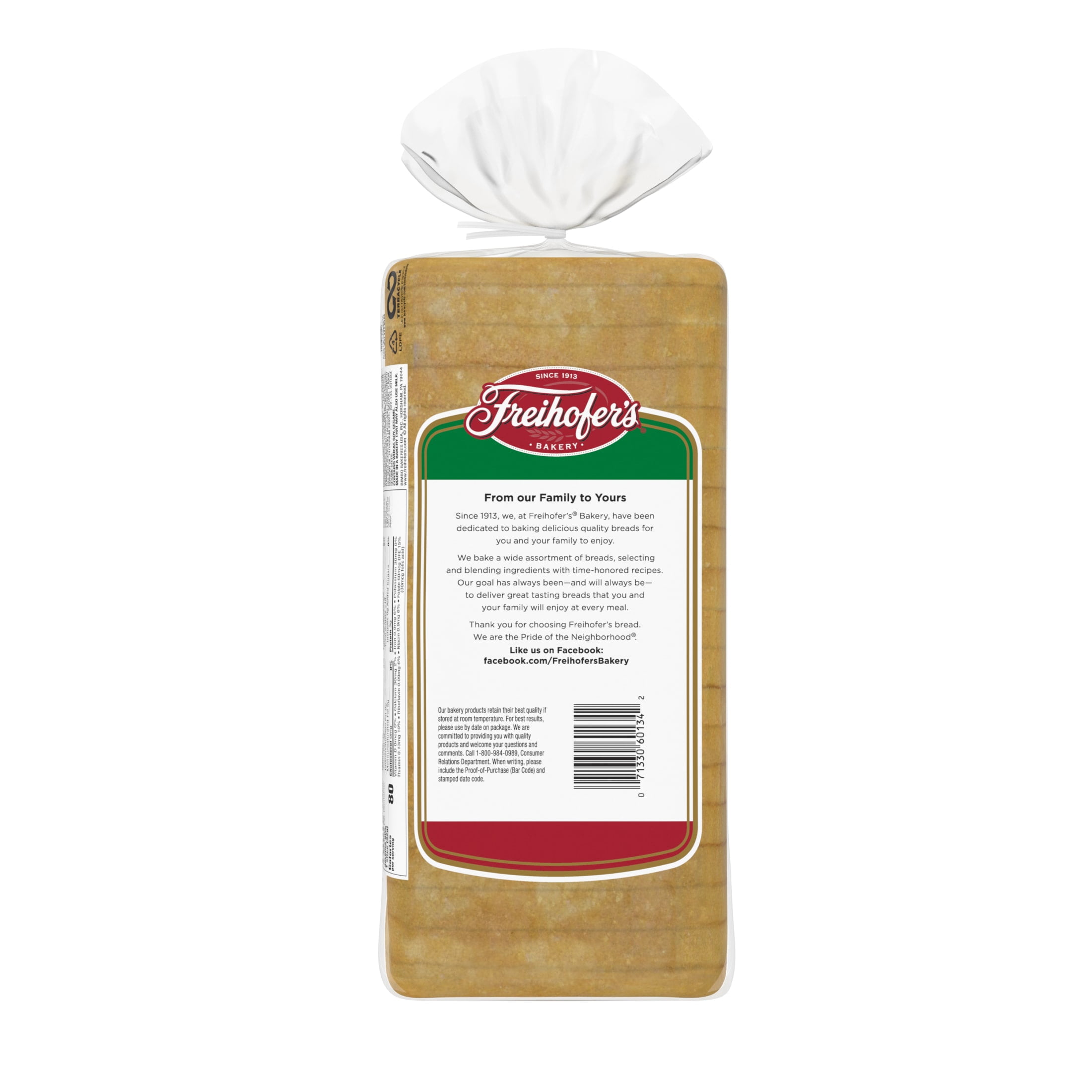 Freihofer's Italian Sourdough Bread, 20 oz, Italian Bread, Bag