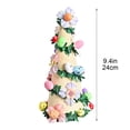thumbnail image 3 of Easter Tree Decorations Flocked Ornament Pink with Random Color Accessories Tabletop Display for Home, 3 of 8