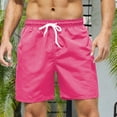 thumbnail image 6 of Men's Mesh Lining Swim Trunks Quick Dry Drawstring Bathing Suit Hawaiian Surfing Beach Shorts with Pockets, 6 of 7