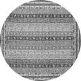 thumbnail image 1 of Ahgly Company Indoor Round Oriental Gray Modern Area Rugs, 4' Round, 1 of 4