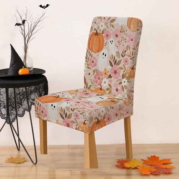 Decoraciones de Halloween, adornos de Halloween, regalos de Halloween, funda de silla para celebración de Halloween, funda de taburete decorativa de terror festivo, funda de silla integrada de alta el