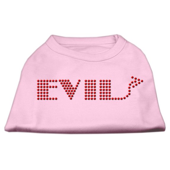 Pet Dog Cat Shirt Rhinestone, "Evil"