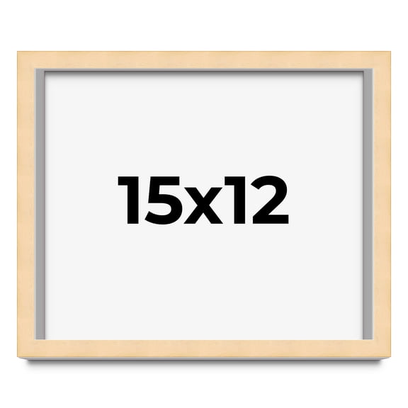 15x12 Shadow Box Frame Brown | 0.875 Inches Deep Real Wood Contemporary Shadowbox Display Frame |