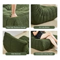 thumbnail image 4 of WHGBJA Lazy Floor Togo Sofa Lounger High-Density Sponges Filling and Comfy for Adults Loveseat Oversize Bean Bag Chair, Green, 4 of 10
