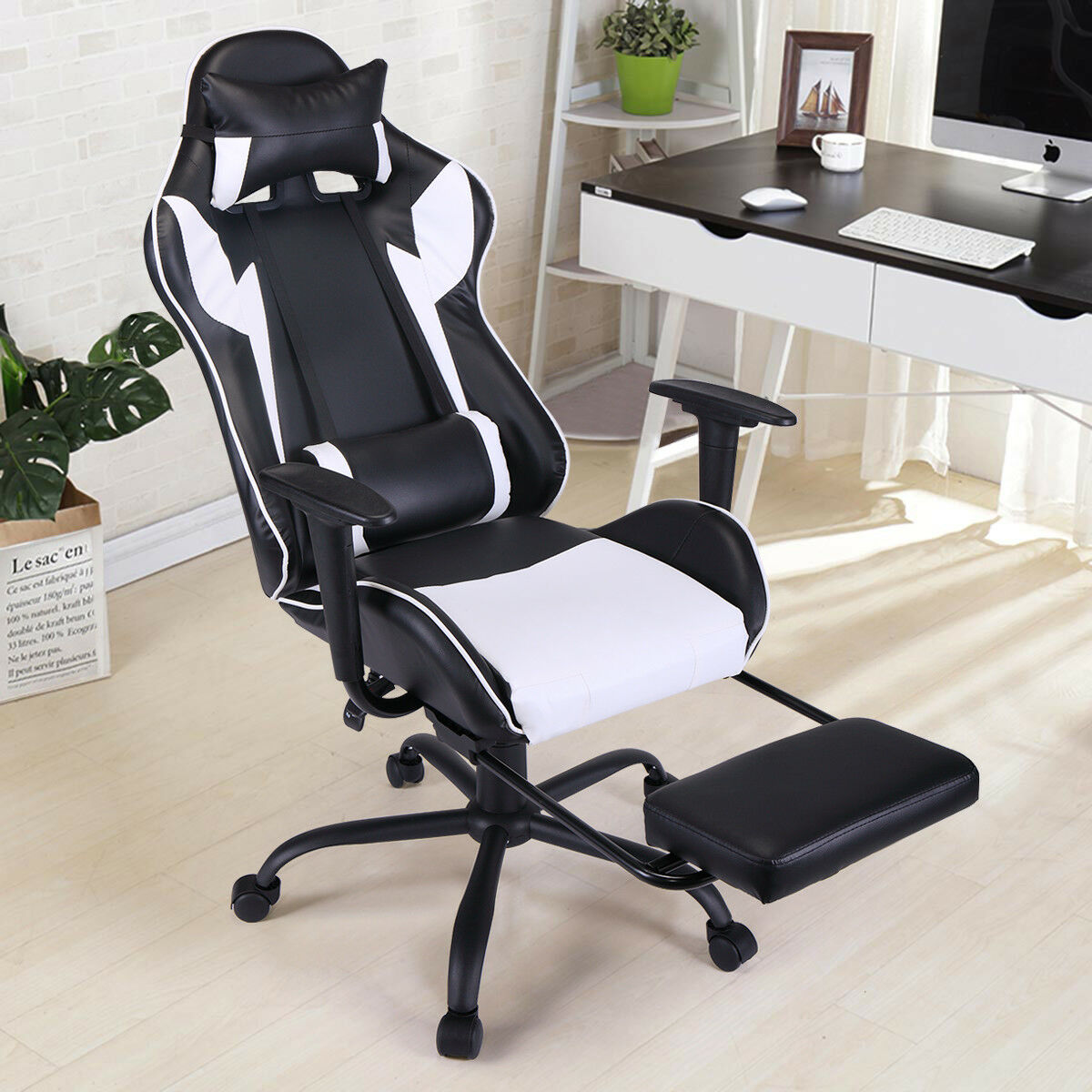 Lowestbest Fashion Swivel Chair, Gaming Chair High Back Swivel Computer